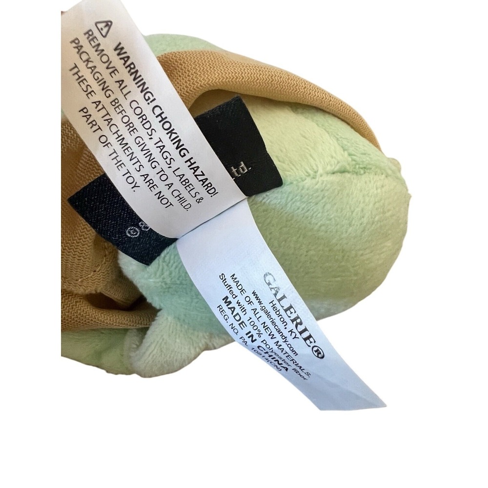 Star Wars The Mandalorian Grogu Baby Yoda Plush Galerie Green Tan 7 inch Toy - Picture 5 of 6